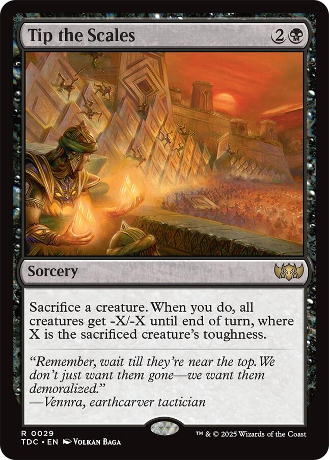 Tip the Scales [Tarkir: Dragonstorm Commander] | Exor Games Bridgewater