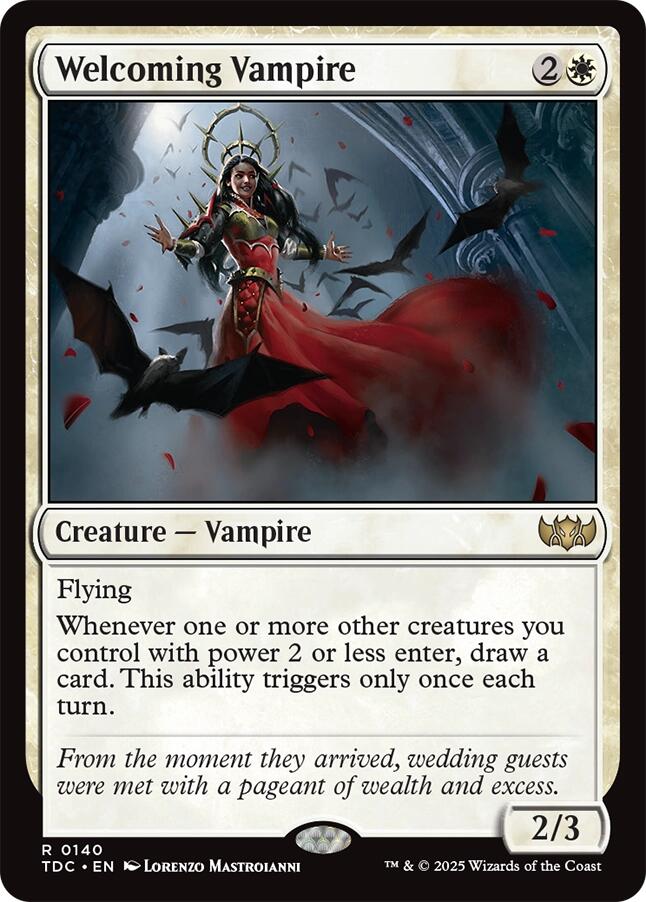 Welcoming Vampire [Tarkir: Dragonstorm Commander] | Exor Games Bridgewater