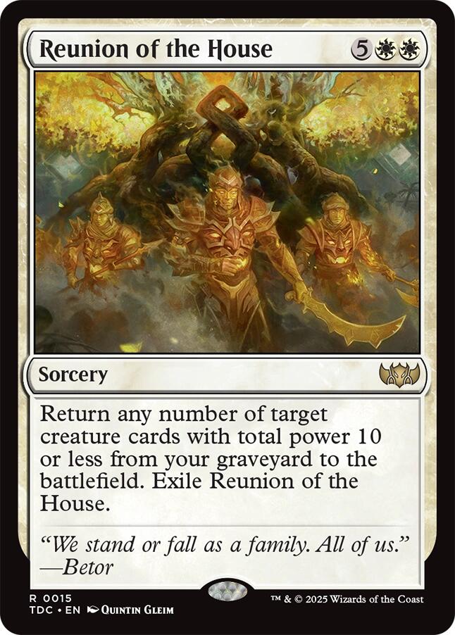 Reunion of the House [Tarkir: Dragonstorm Commander] | Exor Games Bridgewater
