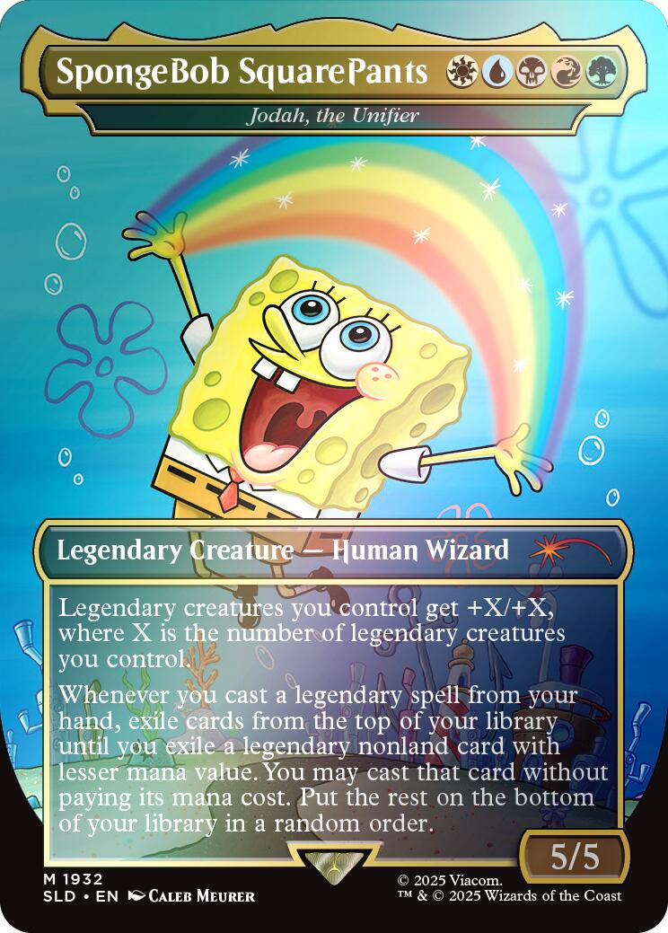SpongeBob SquarePants - Jodah, the Unifier (Rainbow Foil) [Secret Lair Drop Series] | Exor Games Bridgewater