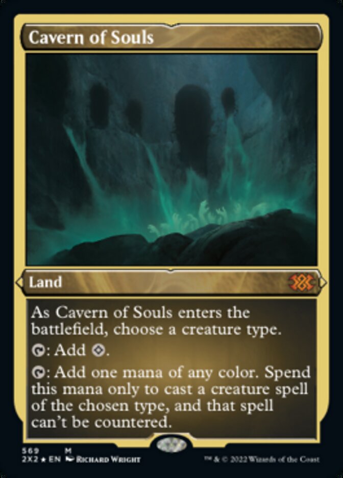 Cavern of Souls (Foil Etched) [Double Masters 2022] | Exor Games Bridgewater