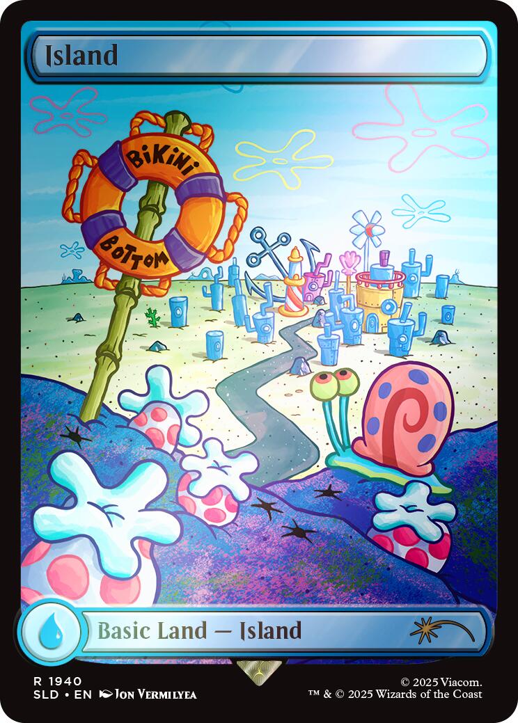 Island (1940) (Rainbow Foil) [Secret Lair Drop Series] | Exor Games Bridgewater