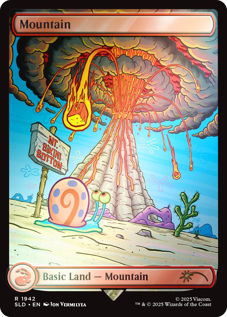 Mountain (1942) (Rainbow Foil) [Secret Lair Drop Series] | Exor Games Bridgewater