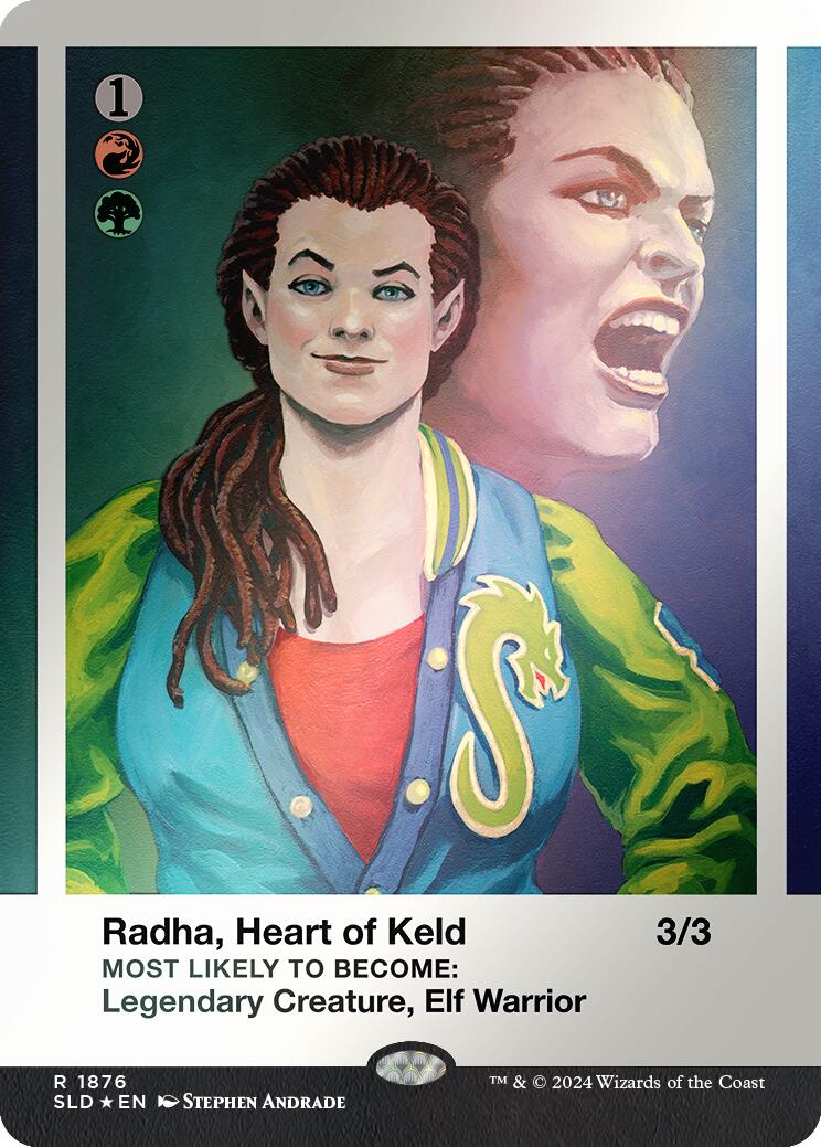 Radha, Heart of Keld (Rainbow Foil) [Secret Lair Drop Series] | Exor Games Bridgewater