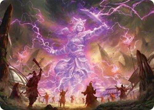 Smile at Death Art Card (4/54) [Tarkir: Dragonstorm Art Series] | Exor Games Bridgewater