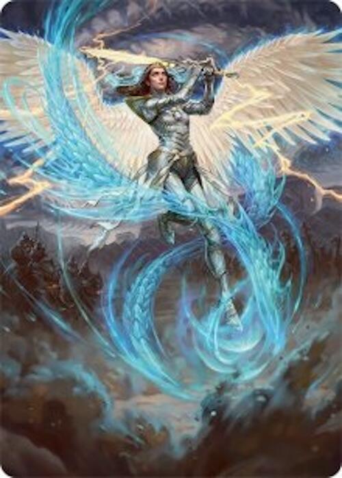 Elspeth, Storm Slayer Art Card (49/54) [Tarkir: Dragonstorm Art Series] | Exor Games Bridgewater