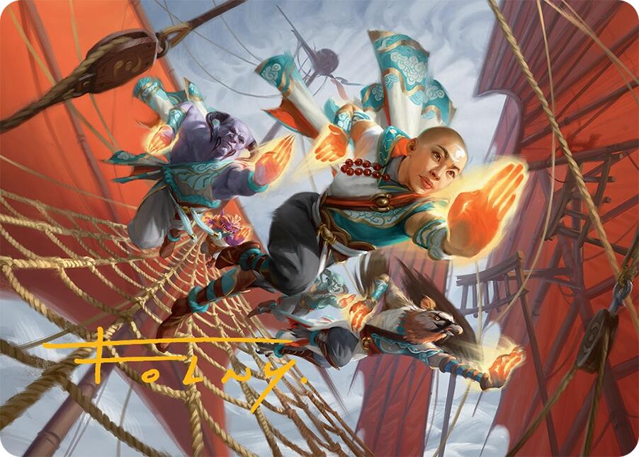 Aligned Heart Art Card (52/54) (Gold-Stamped Signature) [Tarkir: Dragonstorm Art Series] | Exor Games Bridgewater