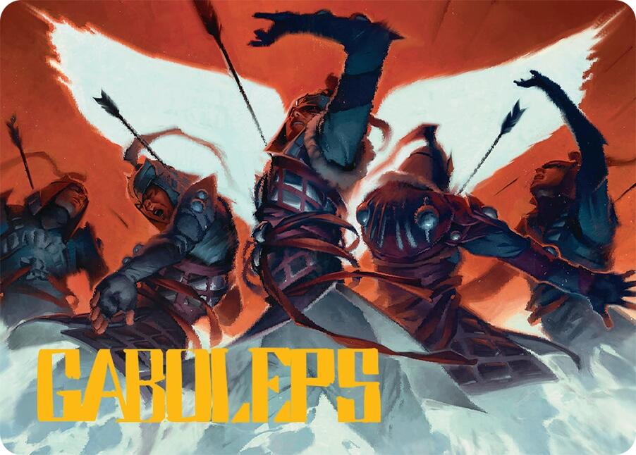 Desperate Measures Art Card (11/54) (Gold-Stamped Signature) [Tarkir: Dragonstorm Art Series] | Exor Games Bridgewater