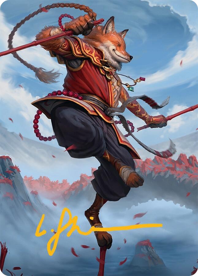 Equilibrium Adept Art Card (16/54) (Gold-Stamped Signature) [Tarkir: Dragonstorm Art Series] | Exor Games Bridgewater