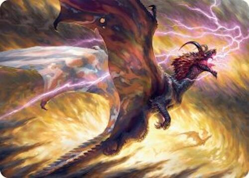 Stormscale Scion Art Card (17/54) [Tarkir: Dragonstorm Art Series] | Exor Games Bridgewater