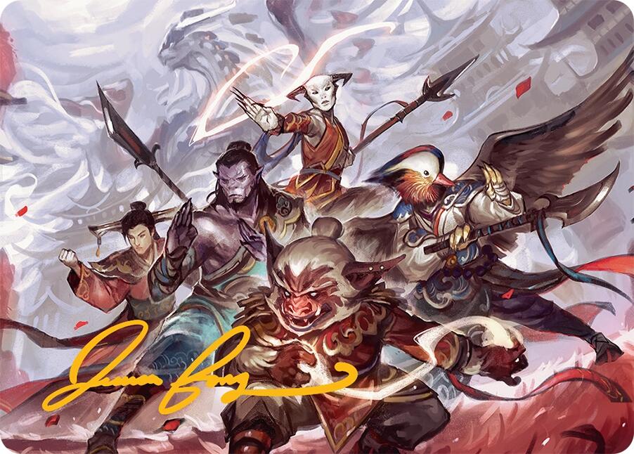 Will of the Jeskai Art Card (54/54) (Gold-Stamped Signature) [Tarkir: Dragonstorm Art Series] | Exor Games Bridgewater