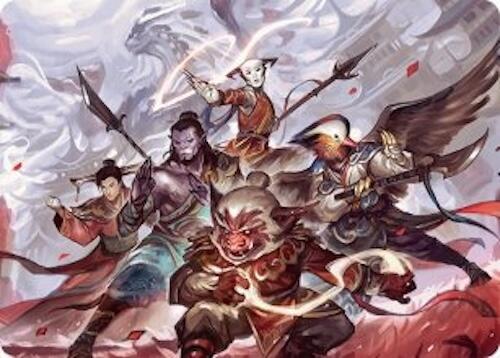 Will of the Jeskai Art Card (54/54) [Tarkir: Dragonstorm Art Series] | Exor Games Bridgewater