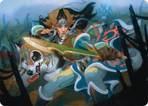 Eshki Dragonclaw Art Card (23/54) [Tarkir: Dragonstorm Art Series] | Exor Games Bridgewater