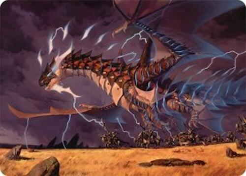 Neriv, Heart of the Storm Art Card (25/54) [Tarkir: Dragonstorm Art Series] | Exor Games Bridgewater