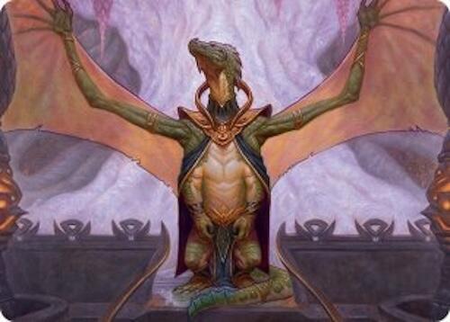 Kheru Goldkeeper Art Card (36/54) [Tarkir: Dragonstorm Art Series] | Exor Games Bridgewater