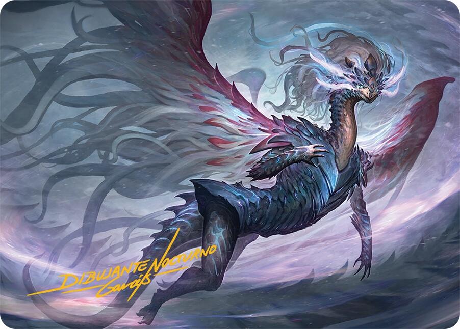 Shiko, Paragon of the Way Art Card (37/54) (Gold-Stamped Signature) [Tarkir: Dragonstorm Art Series] | Exor Games Bridgewater