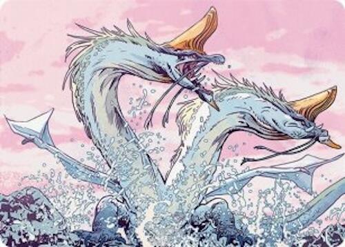 Twinmaw Stormbrood Art Card (39/54) [Tarkir: Dragonstorm Art Series] | Exor Games Bridgewater