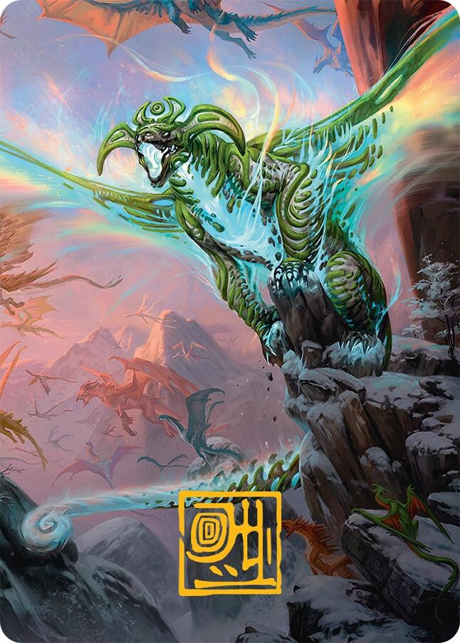 Ureni of the Unwritten Art Card (51/54) (Gold-Stamped Signature) [Tarkir: Dragonstorm Art Series] | Exor Games Bridgewater