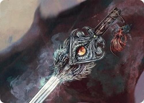 Dragonfire Blade Art Card (40/54) [Tarkir: Dragonstorm Art Series] | Exor Games Bridgewater