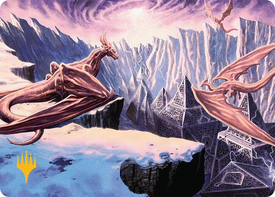 Maelstrom of the Spirit Dragon (42/54) (Gold-Stamped) [Tarkir: Dragonstorm Art Series] | Exor Games Bridgewater