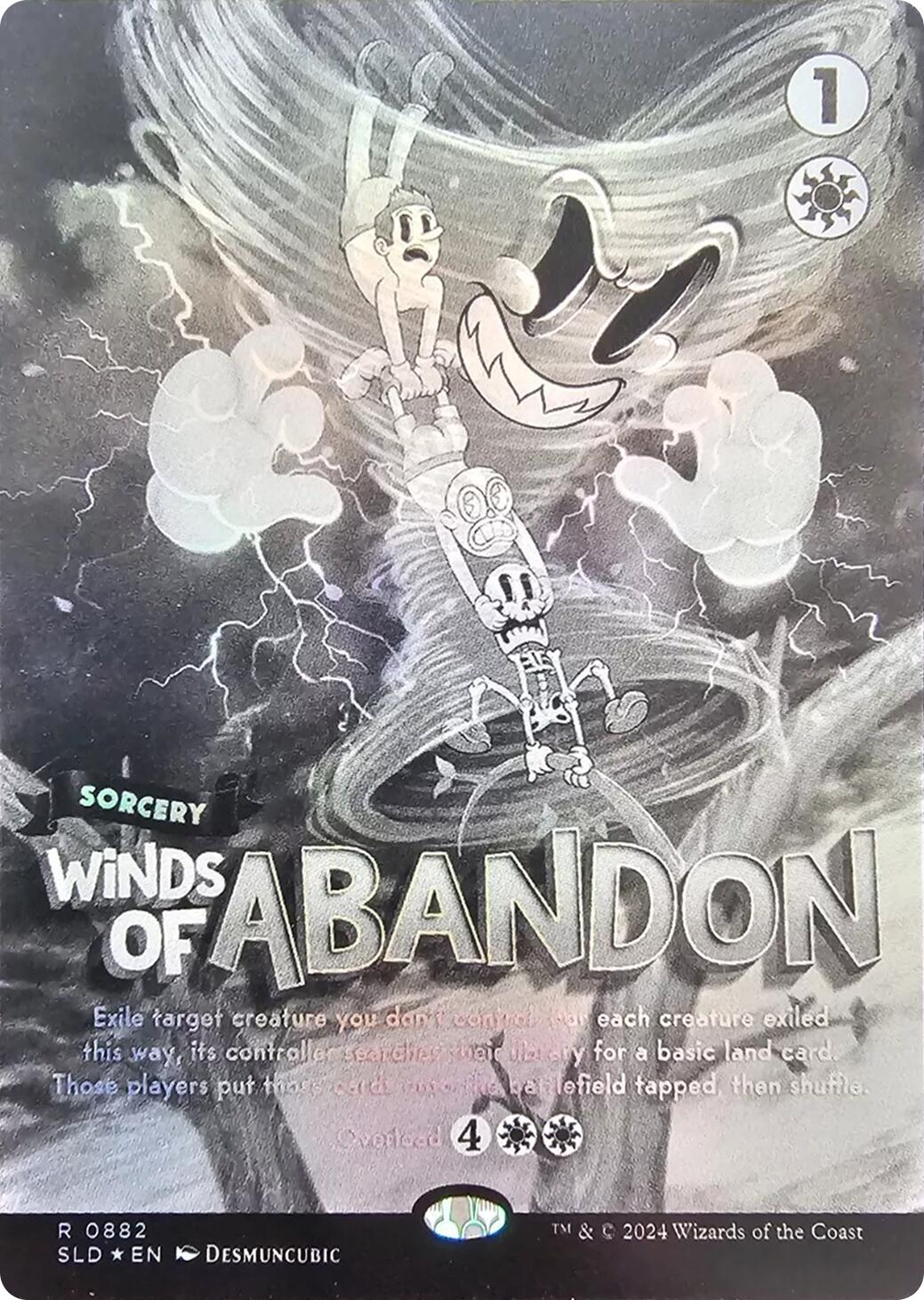 Winds of Abandon (Black & White Foil) [Secret Lair Drop Series] | Exor Games Bridgewater
