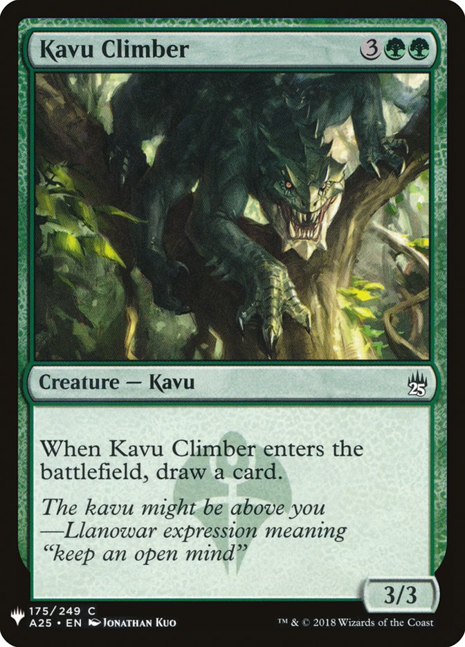 Kavu Climber [Mystery Booster] | Exor Games Bridgewater