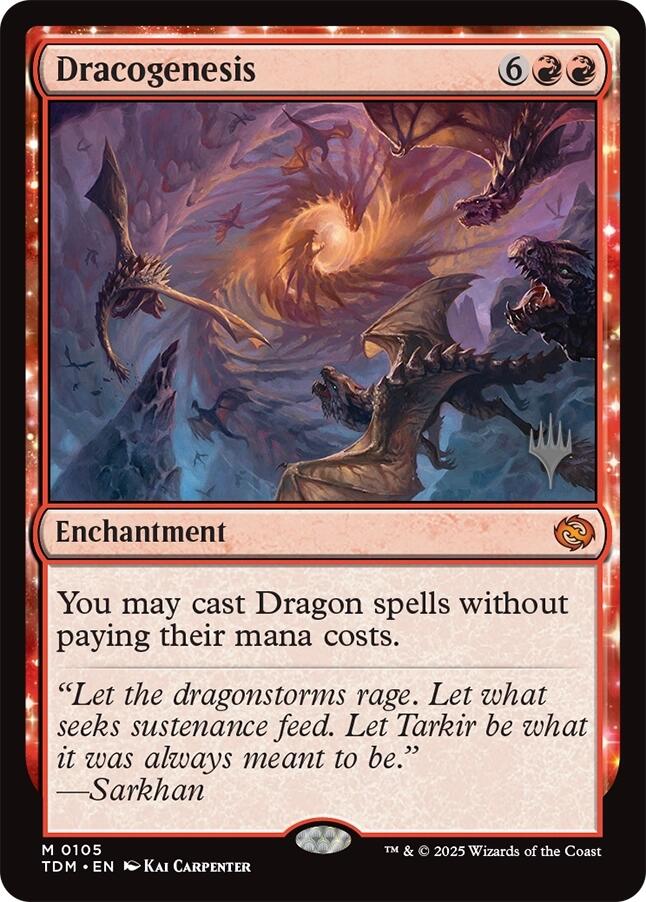 Dracogenesis [Tarkir: Dragonstorm Promos] | Exor Games Bridgewater