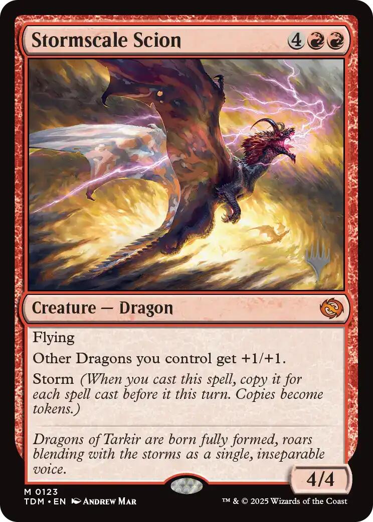 Stormscale Scion [Tarkir: Dragonstorm Promos] | Exor Games Bridgewater