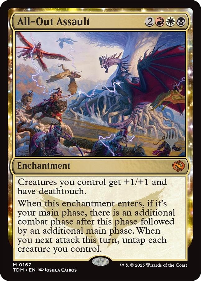 All-Out Assault [Tarkir: Dragonstorm Promos] | Exor Games Bridgewater