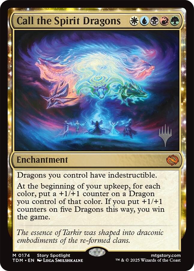 Call the Spirit Dragons [Tarkir: Dragonstorm Promos] | Exor Games Bridgewater