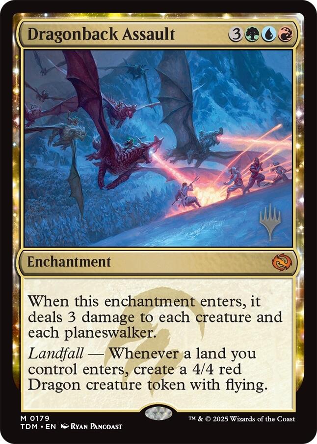 Dragonback Assault [Tarkir: Dragonstorm Promos] | Exor Games Bridgewater