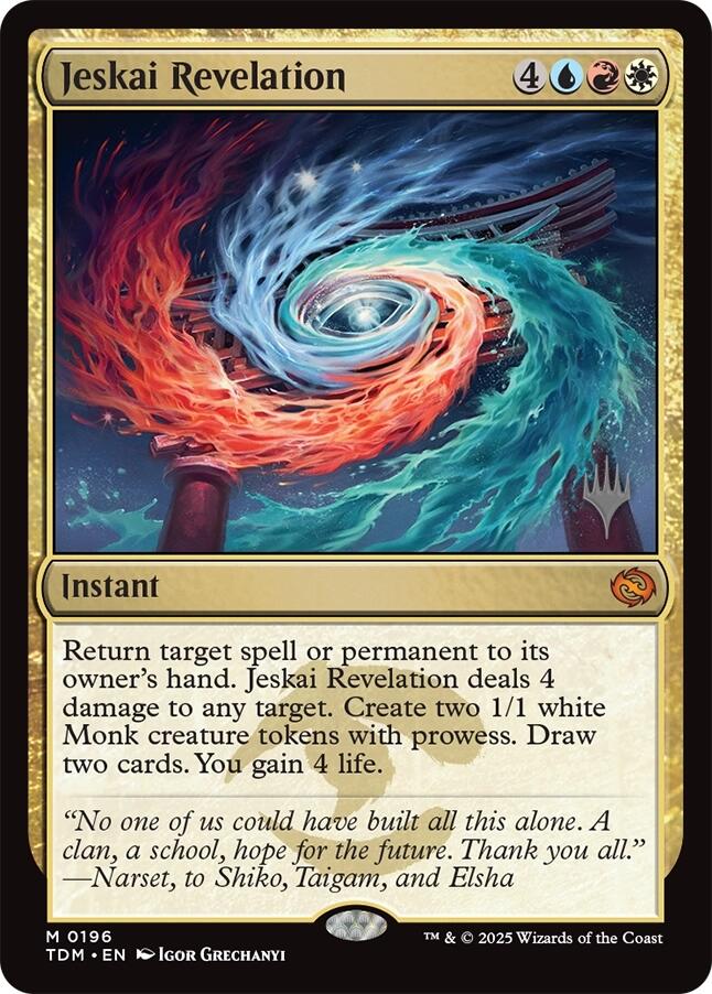 Jeskai Revelation [Tarkir: Dragonstorm Promos] | Exor Games Bridgewater