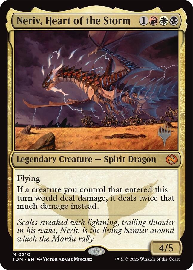 Neriv, Heart of the Storm [Tarkir: Dragonstorm Promos] | Exor Games Bridgewater