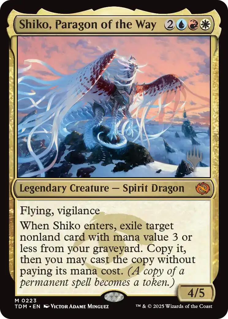 Shiko, Paragon of the Way [Tarkir: Dragonstorm Promos] | Exor Games Bridgewater