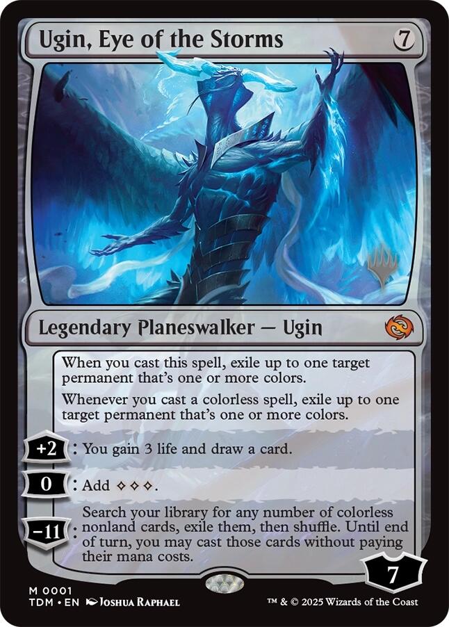 Ugin, Eye of the Storms [Tarkir: Dragonstorm Promos] | Exor Games Bridgewater