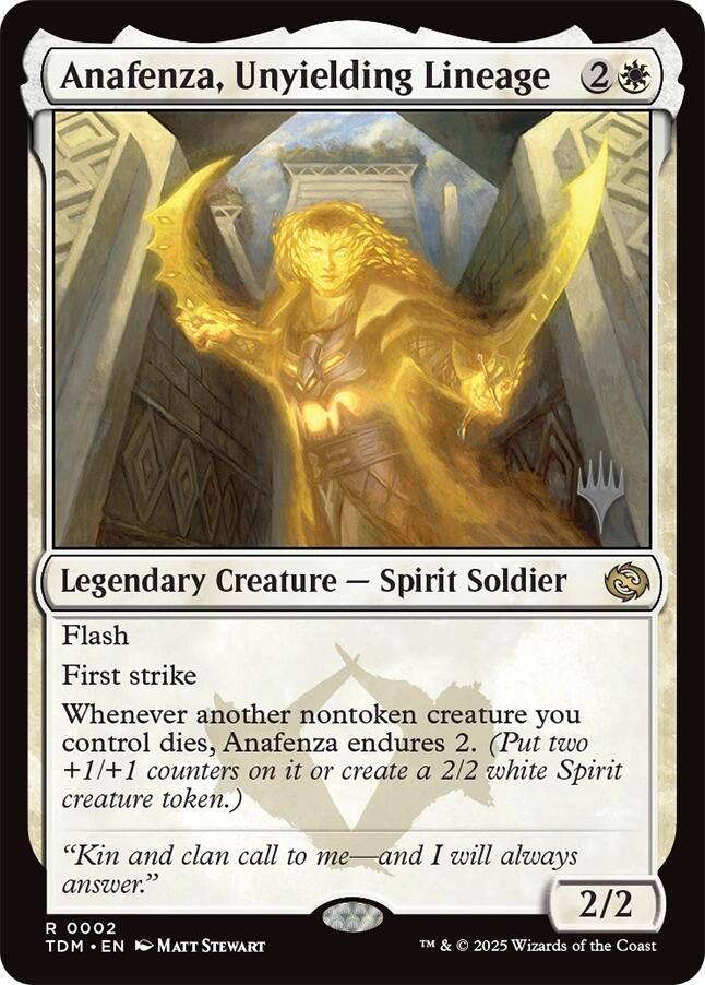 Anafenza, Unyielding Lineage [Tarkir: Dragonstorm Promos] | Exor Games Bridgewater
