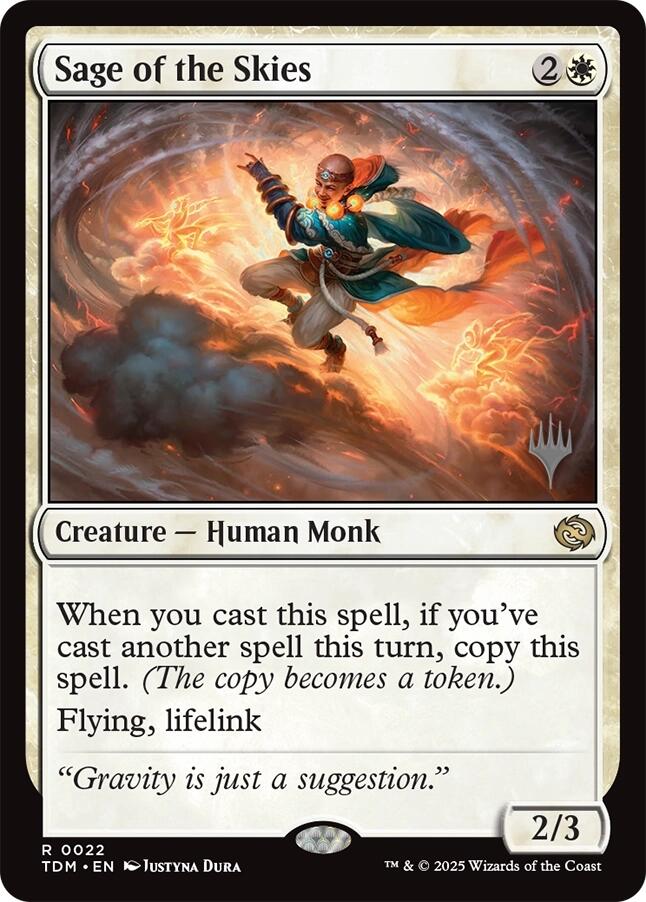Sage of the Skies [Tarkir: Dragonstorm Promos] | Exor Games Bridgewater