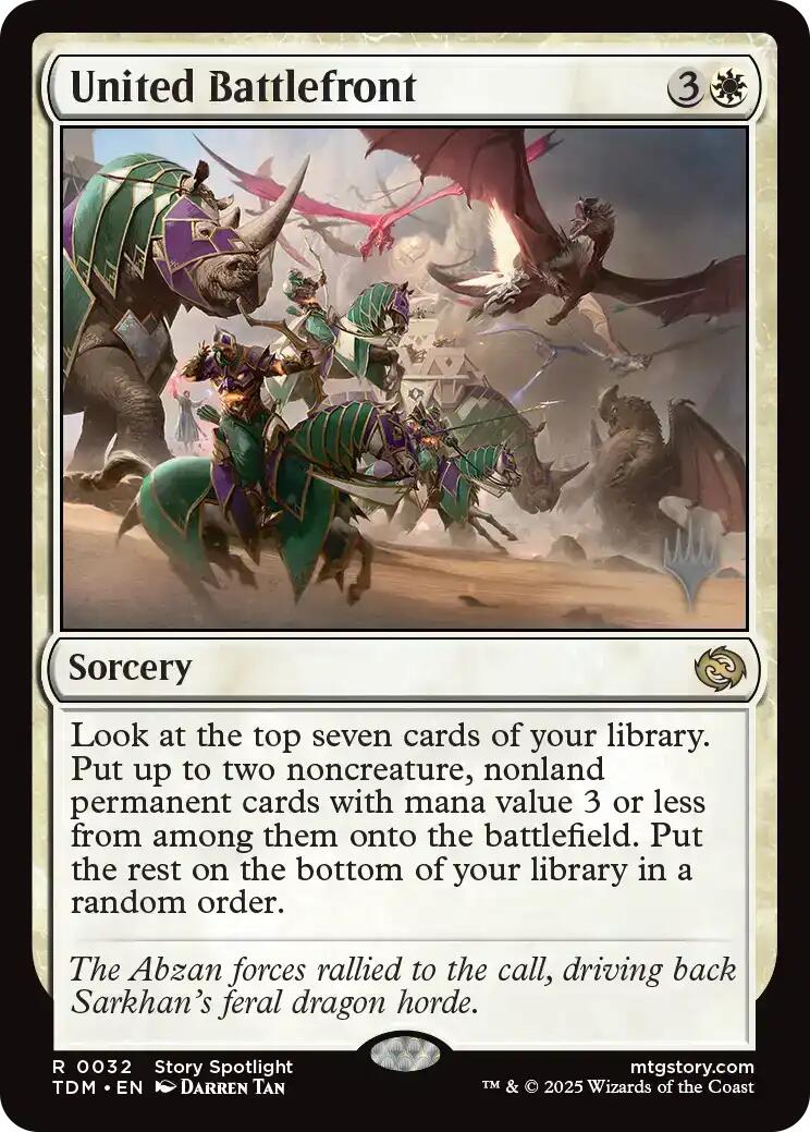 United Battlefront [Tarkir: Dragonstorm Promos] | Exor Games Bridgewater