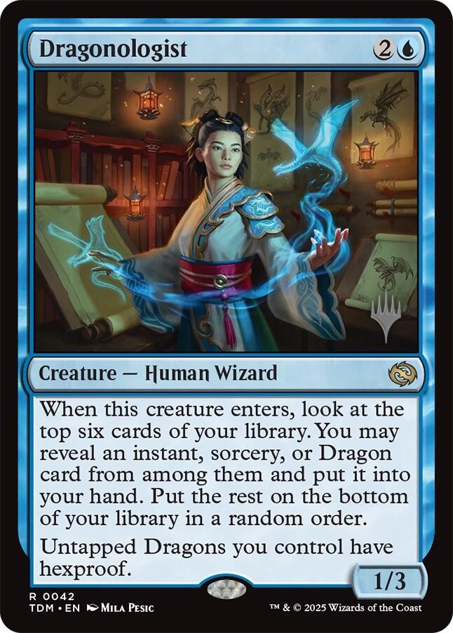 Dragonologist [Tarkir: Dragonstorm Promos] | Exor Games Bridgewater