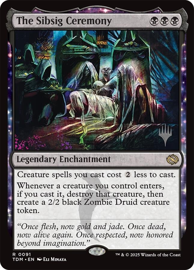 The Sibsig Ceremony [Tarkir: Dragonstorm Promos] | Exor Games Bridgewater
