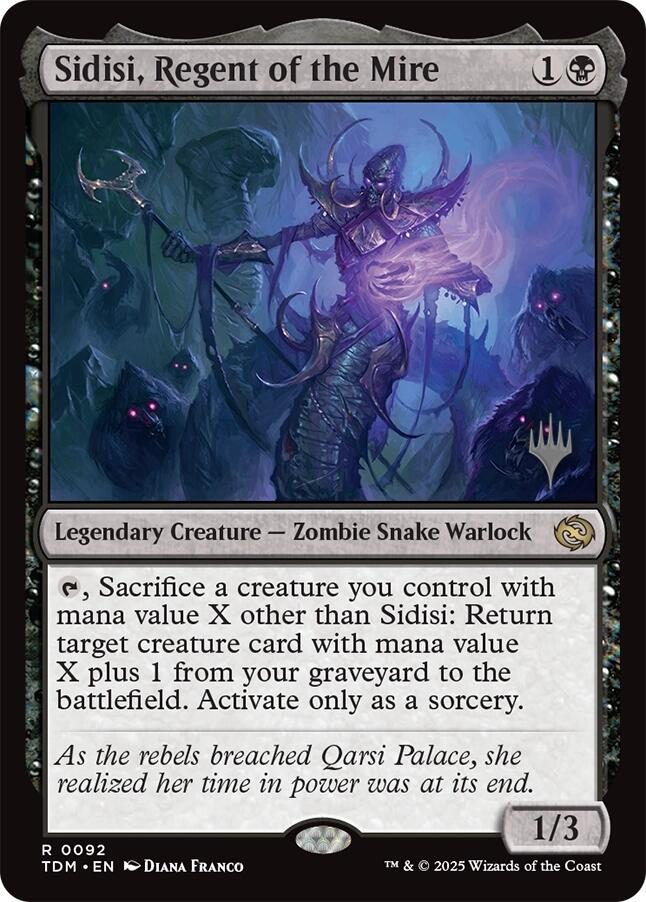 Sidisi, Regent of the Mire [Tarkir: Dragonstorm Promos] | Exor Games Bridgewater