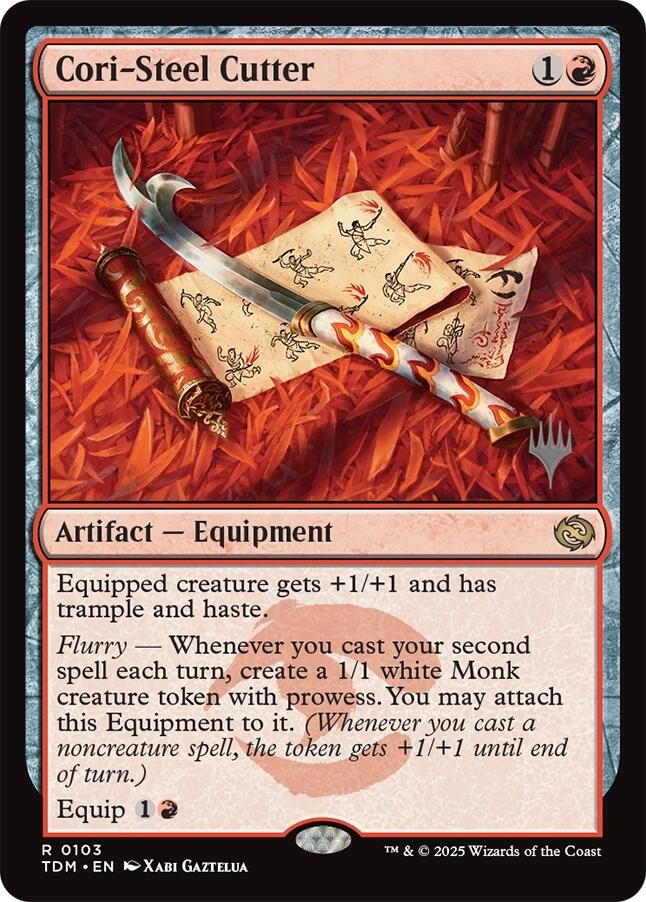 Cori-Steel Cutter [Tarkir: Dragonstorm Promos] | Exor Games Bridgewater
