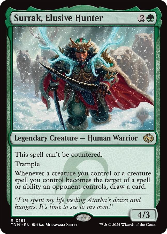 Surrak, Elusive Hunter [Tarkir: Dragonstorm Promos] | Exor Games Bridgewater