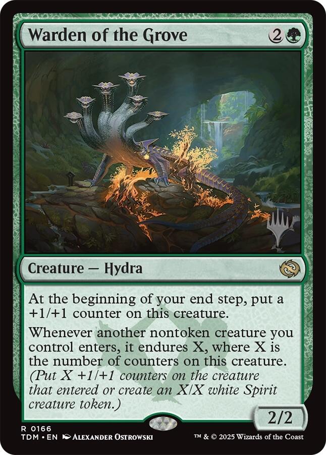 Warden of the Grove [Tarkir: Dragonstorm Promos] | Exor Games Bridgewater