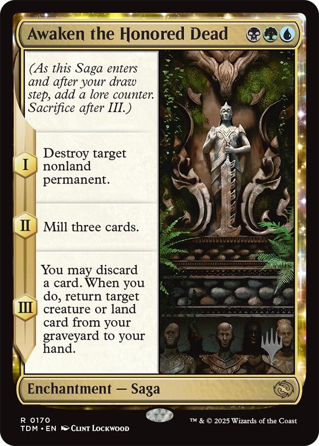 Awaken the Honored Dead [Tarkir: Dragonstorm Promos] | Exor Games Bridgewater