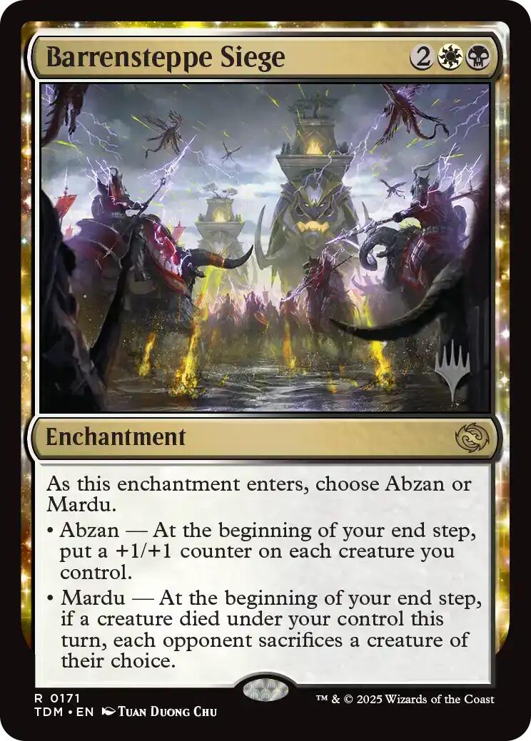 Barrensteppe Siege [Tarkir: Dragonstorm Promos] | Exor Games Bridgewater