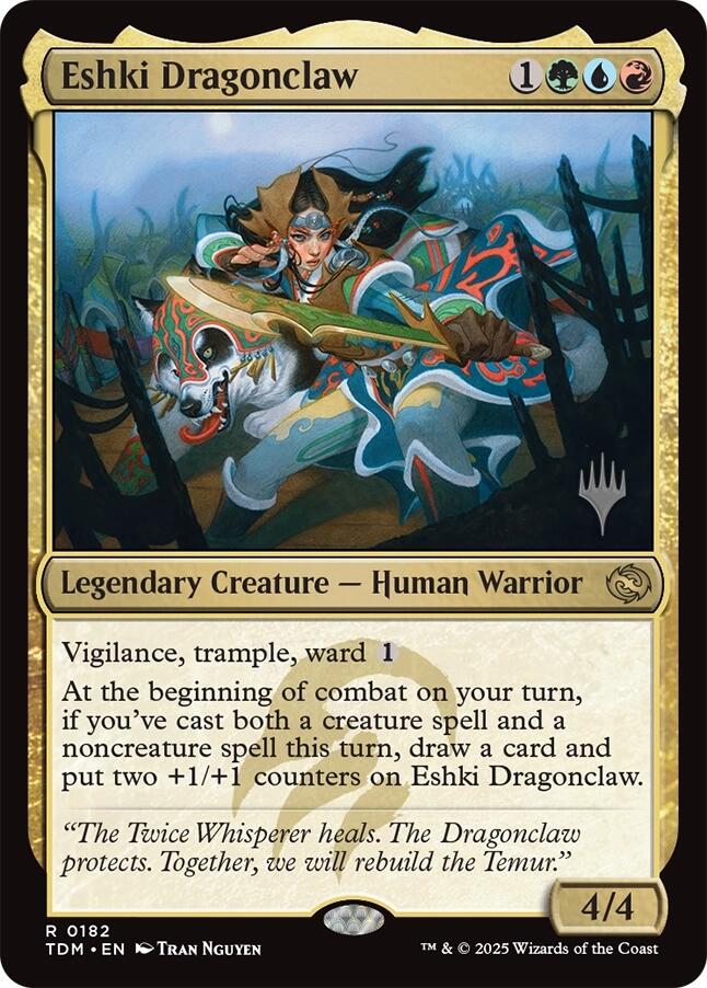 Eshki Dragonclaw [Tarkir: Dragonstorm Promos] | Exor Games Bridgewater