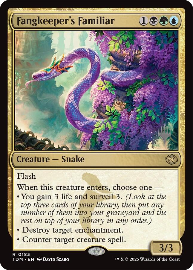 Fangkeeper's Familiar [Tarkir: Dragonstorm Promos] | Exor Games Bridgewater