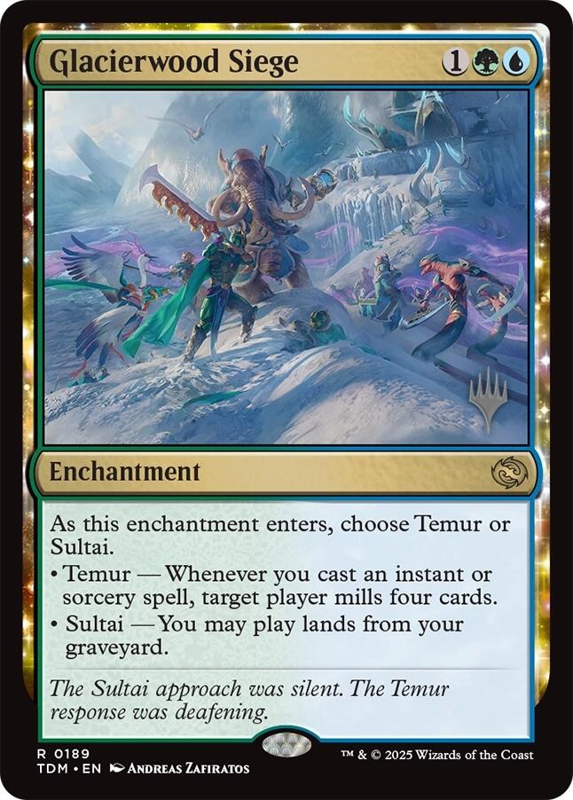 Glacierwood Siege [Tarkir: Dragonstorm Promos] | Exor Games Bridgewater