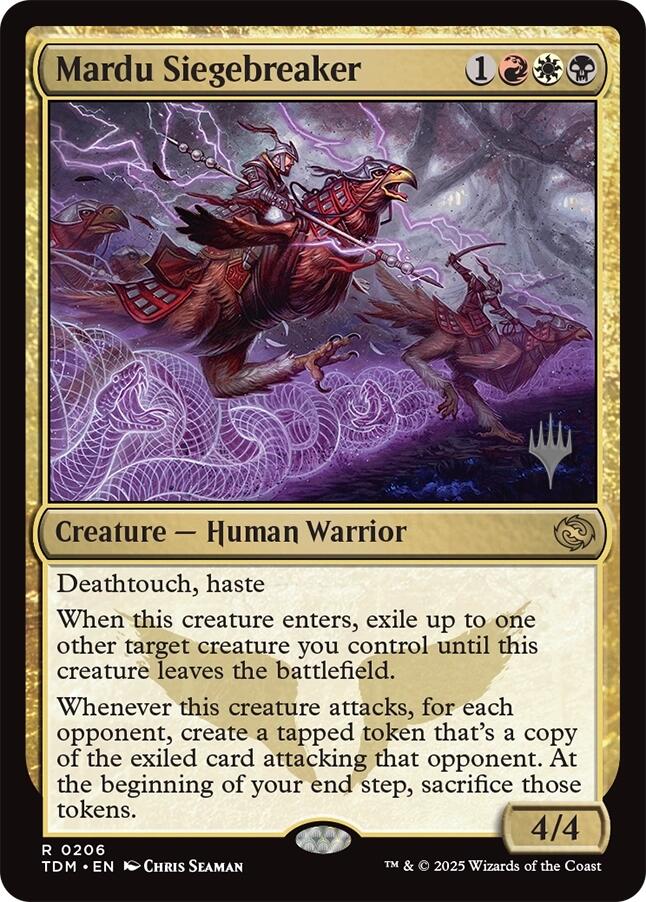 Mardu Siegebreaker [Tarkir: Dragonstorm Promos] | Exor Games Bridgewater